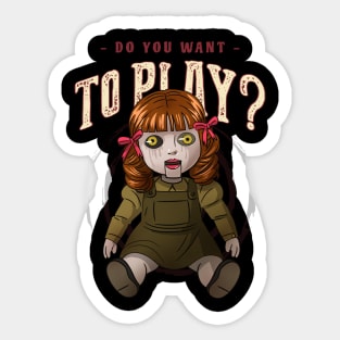 Do you want to play? Sticker